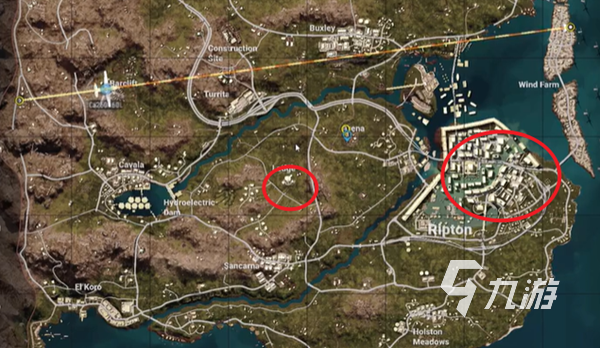 pubg安全门位置在哪 绝地求生帝斯顿安全门位置介绍
