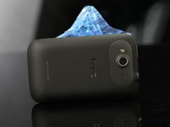 HTC Wildfire S 咖啡色 背面图 