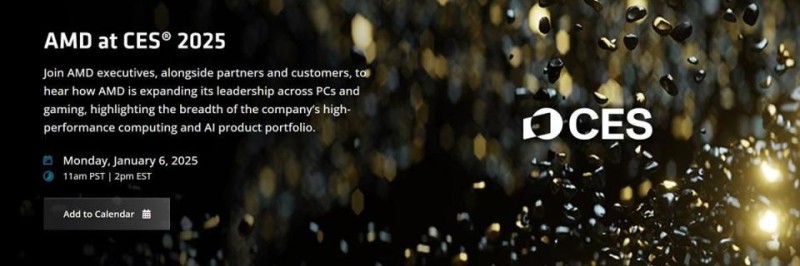 AMD CES 2025憋大招！新品一波接一波！消息汇总抢先看
