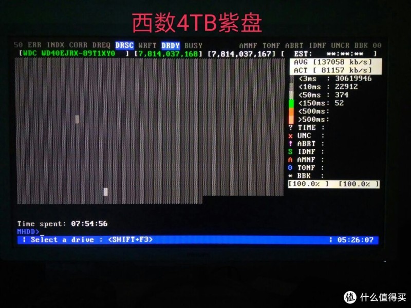 从西数6TB硬盘和4TB硬盘“翻车”，谈MHDD检测硬盘